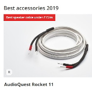 AudioQuest Rocket 11 -    2019     What Hi-Fi? Sound and Vision